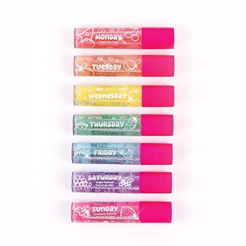 Make It Real Kids Lip Gloss Set - 7 Flavored Roll-On Glosses