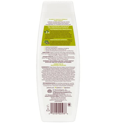 Palmer's Olive Oil Formula Smoothing Shampoo 13.5 Fl Oz - No Sulfates