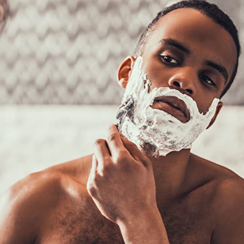 Unscented Natural Shaving Cream for Sensitive Skin - Hypoallergenic & Handcrafted in USA