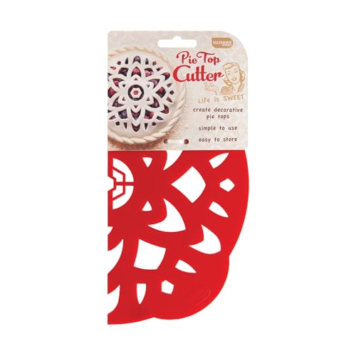 Talisman Designs 10-Inch Pie Top Cutter - Decorative Crust Tool