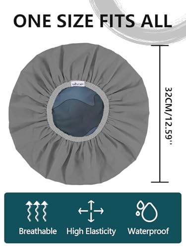 Years Calm Men's Reusable Shower Cap - Waterproof Dual-Layer Hair Cover