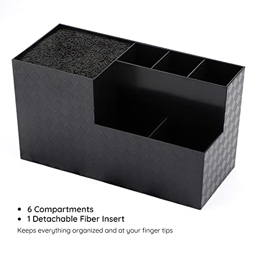 Segbeauty 6-Grid Scissor Stand - Professional Barber Hair Tool Organizer