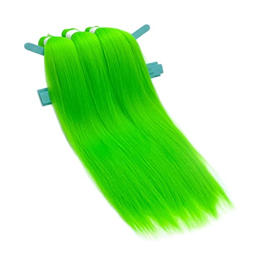 Ai Yuchen Neon Green Braiding Hair 26 Inch 3 Pack Pre-Stretched Synthetic Extensions