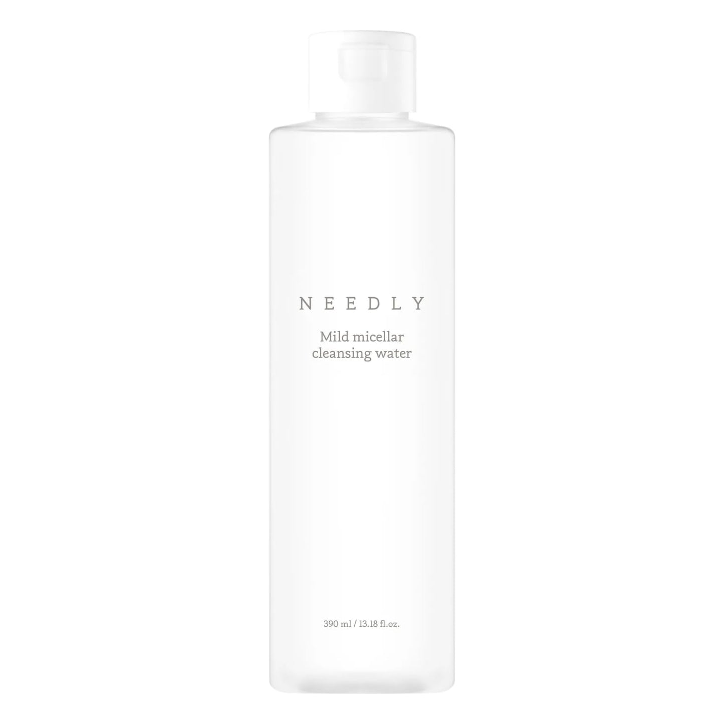 NEEDLY Mild Micellar Cleansing Water (13.18 Fl Oz) | Low-Irritant, Removes Impurities, Deep Cleansing, Moisturizing