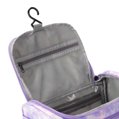Choco Mocha Tie Dye Kids Toiletry Bag - Waterproof & Hangable