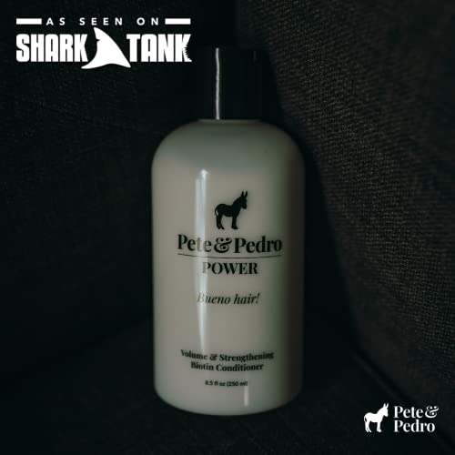 Pete & Pedro Power Volumizing Biotin Conditioner - Strengthening Hair Care, 8.5 oz