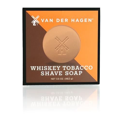 Van Der Hagen Whiskey Tobacco Shave Soap - Hydrating & Soothing