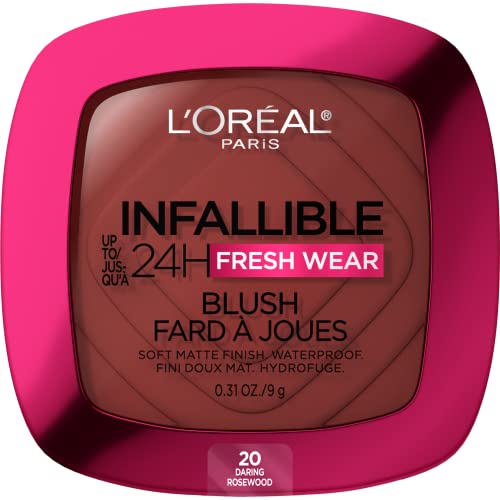 L'Oreal Paris Infallible 24H Fresh Wear Soft Matte Blush - Daring Rosewood