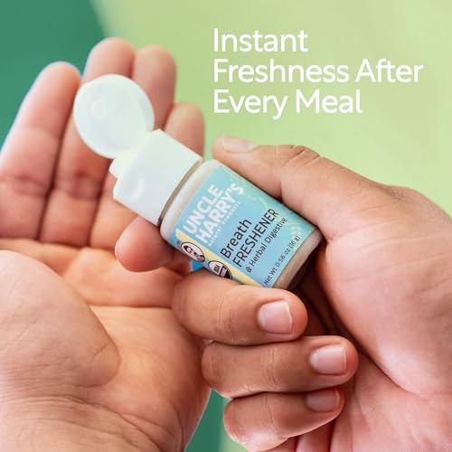Uncle Harry's Organic Breath Freshener & Digestive Aid with Licorice, Peppermint - Gluten Free 0.56 oz