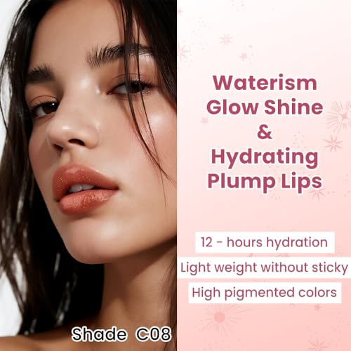 Catkin Glossy Lip Balm C08 Maple Shimmer Ultra Hydrating Lip Tint & Plumper