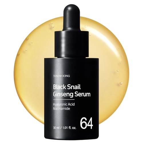 TOSOWOONG Black Snail Ginseng Serum for Brightening & Scar Healing, 64%