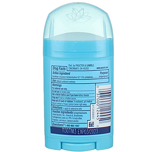 Secret Shower Fresh Anti-Perspirant Deodorant Solid 1.7 oz 2-Pack