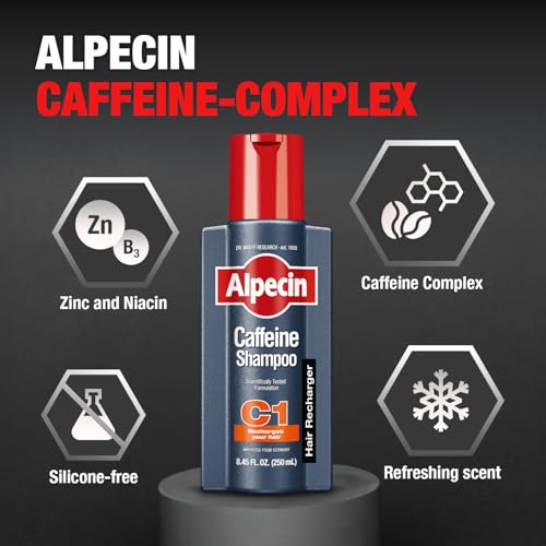 Alpecin C1 Caffeine Shampoo for Natural Hair Growth - 8.45 fl oz