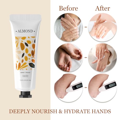 BODY & EARTH White Hand Cream Set 30 Travel Size Lotions with 10 Scents