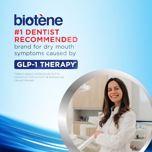 Biotene Oral Rinse Mouthwash for Dry Mouth, Fresh Mint, 33.8 fl oz