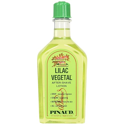Clubman Pinaud Lilac Vegetal After-Shave Lotion 6 oz - Classic Barber Shop Scent