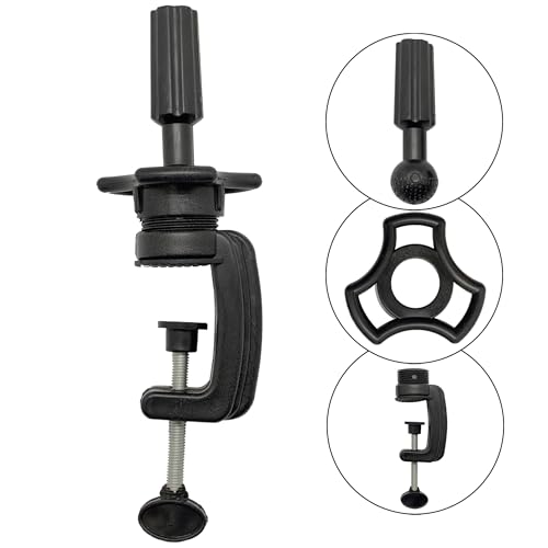 DONNA Wig Mannequin Head Stand - Adjustable Tabletop Clamp Holder
