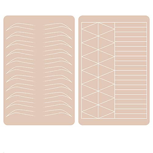 Guapa Silicone Microblading Practice Skin Ombre Powder Brows - 1 Piece