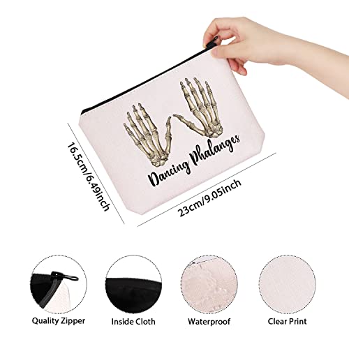 Dancing Phalanges Crime TV Show Inspired Makeup Bag - Zipper Pouch for Cosmetics & Accessories