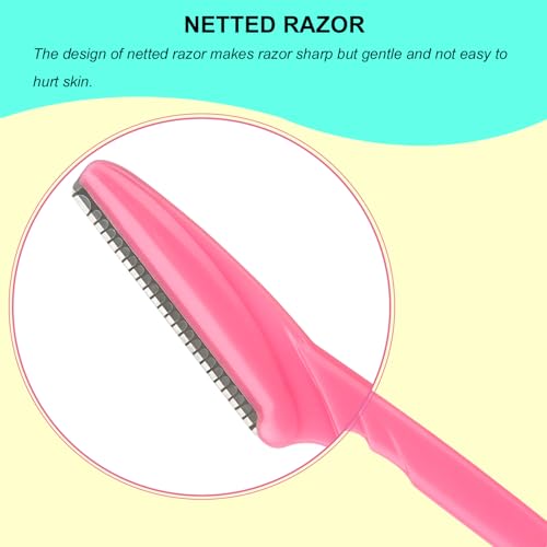 66 Pcs Eyebrow & Face Razor Set for Women & Men with Protective Cover - Safe & Easy to Use