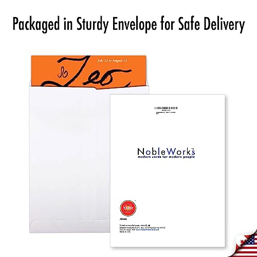 Oversized Birthday Card for Leo - Jumbo 8.5 x 11 Inch with Envelope