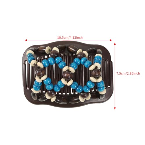 LOVEF 12PCS Waterproof Hair Comb Accessories for Girls & Women, Easy Updo Bun Maker Clips