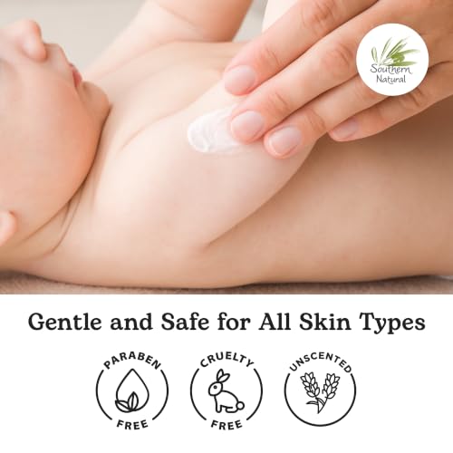 Southern Natural Goat Milk Lotion Unscented 12 oz for Dry Sensitive Skin