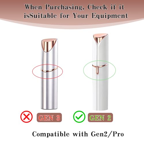 6 Pack Replacement Heads Gen 2 Compatible with Flawless Facial Hair Remover, Replacement Blades Heads Compatible with Finishing Touch Flawless Hair Removal Generation 2