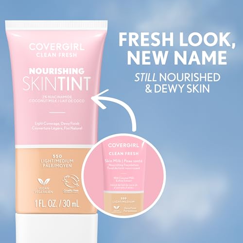 COVERGIRL Clean Fresh Skin Milk Foundation - Light 1 Fl Oz