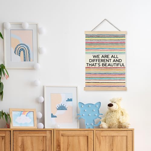URLLUAE 12x16 Inch Rainbow Inspirational Poster Frame