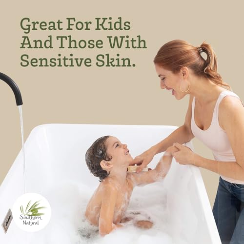 Southern Natural Goat Milk Soap Bar, Rosemary Mint - 2 Pack for Sensitive Skin