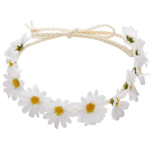 2-Pack Sunflower Floral Headbands for Weddings & Festivals