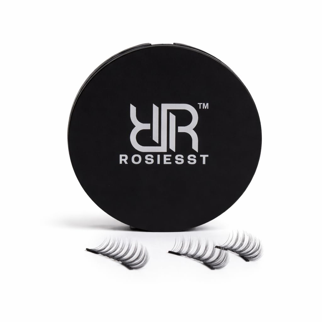 Rosiesst Soft Magnetic False Eyelash Set Kit with Applicator