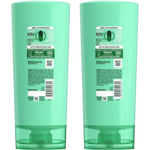 Garnier Fructis Pure Clean Unscented Hydrating Conditioner, 21 Fl Oz, Pack of 2