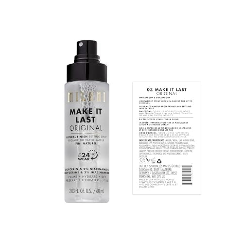 Milani Make It Last Setting Spray & Primer - Hydrating, 24-Hour Wear