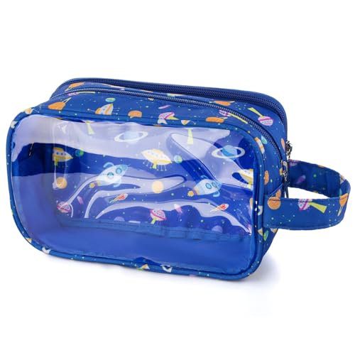 Vipdeal Kids Space Toiletry Bag, Waterproof Hanging Travel Wash Bag
