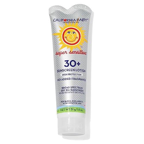 California Baby Super Sensitive SPF 30+ Mineral Sunscreen, 1.8 oz