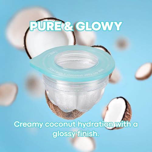 TONYMOLY Jelly Lip Melt Coconut - Hydrating Lip Oil & Balm, Limited Edition