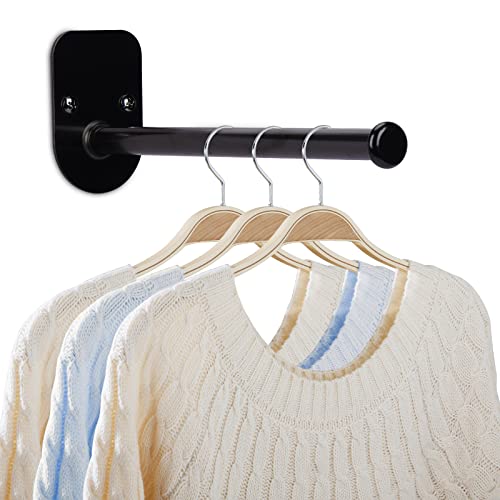 XINYUWIN Stainless Steel Wall-Mount Clothes Hanger Rack - 19cm