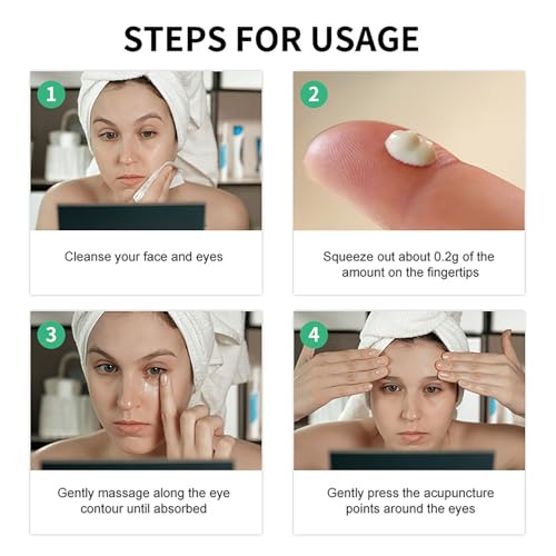 Grospe Caffeine Eye Cream - Reduce Puffiness & Dark Circles, 1.7 FL OZ