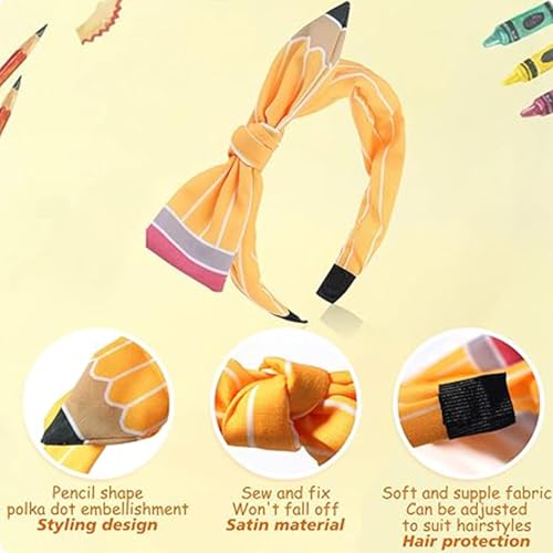 Yellow Pencil Headband for Back to School | Cute Hair Accessory