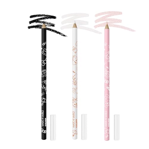 Wet n Wild Hello Kitty Eyeliner Pencil Set - 3 Versatile Shades
