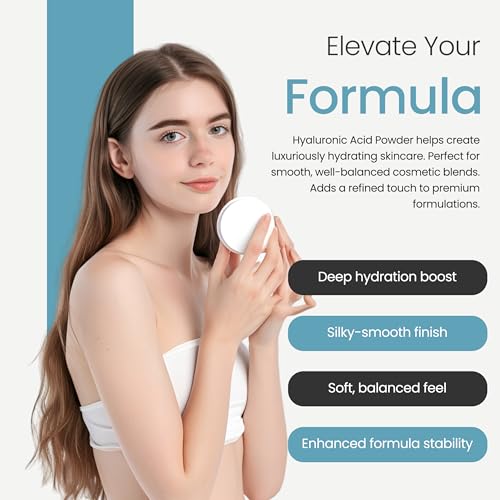 Pure Hyaluronic Acid Powder - 15g (0.52 oz) High Molecular Weight 1800 kDa