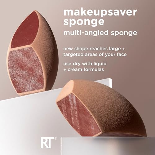 Real Techniques Makeupsaver Sponge & Brush Trio for Flawless Makeup