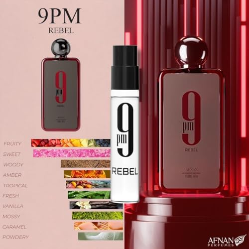 Afnan 9 Series Perfume Discovery Set - 5 Miniature Fragrances, Unisex, 2ml Vials