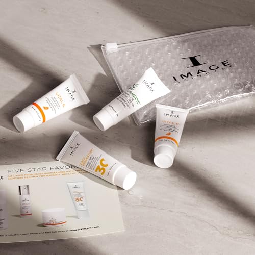 IMAGE Skincare, Five Star Favorites Introductory Skin Care 4 Step Regimen Set for Brighter, Healthier Looking Skin, Travel Size