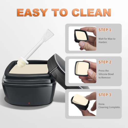 Galdino Mini Nose Wax Kit with 30 Sticks for Ear & Nose Hair Removal - Square