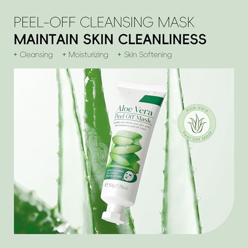 Aloe Vera Peel Off Jelly Face Mask - Hydrating & Exfoliating