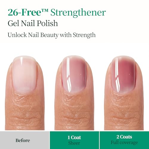 APUREE HEMA-Free Jelly Sheer Gel Nail Polish Pink Power – 28+ Days High-Gloss