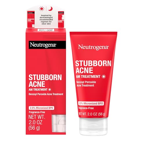 Neutrogena Stubborn Acne AM Treatment with 2.5% Benzoyl Peroxide - 2 oz